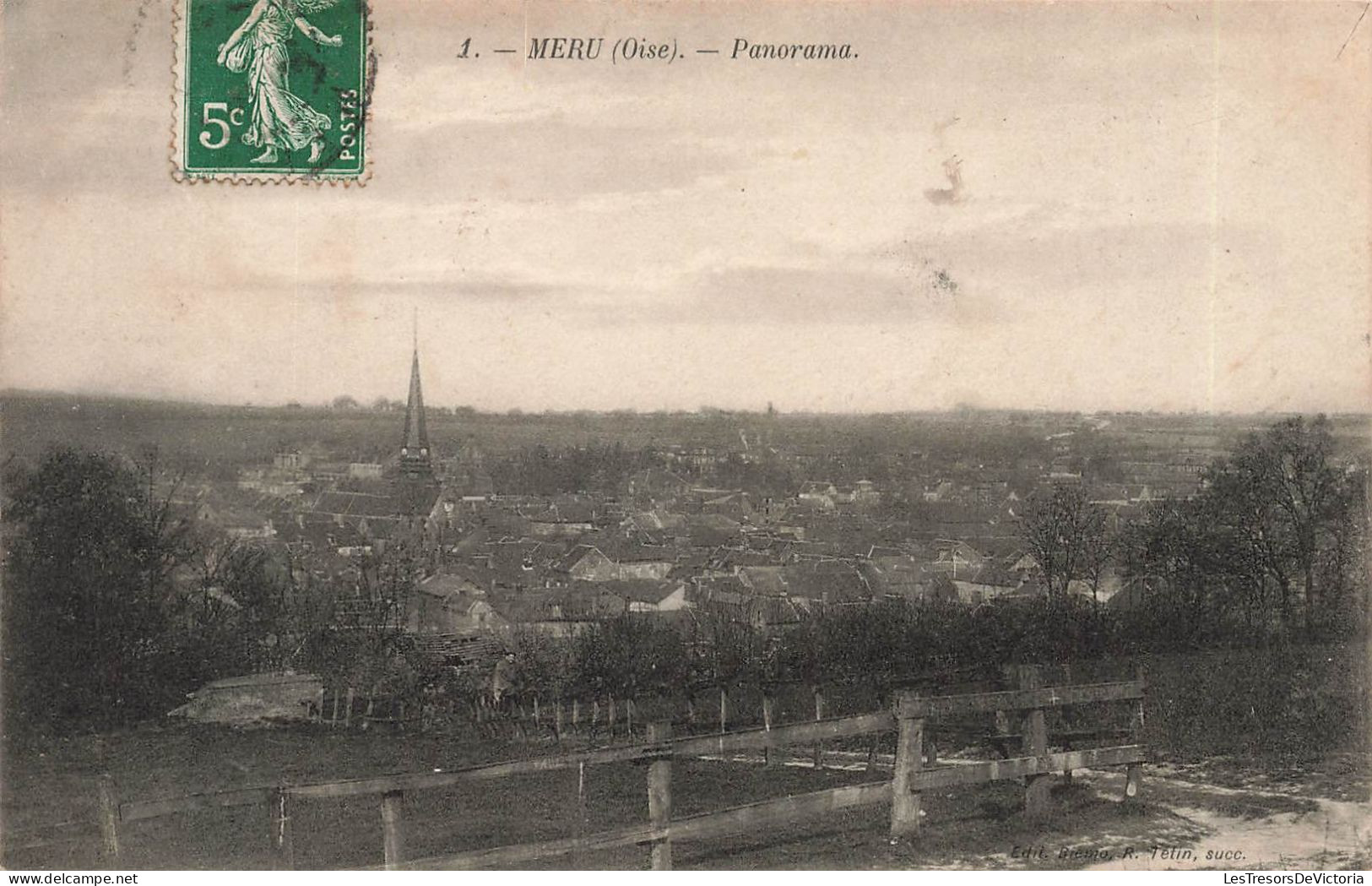 FRANCE - Meru - Panorama - Carte Postale Ancienne - Meru