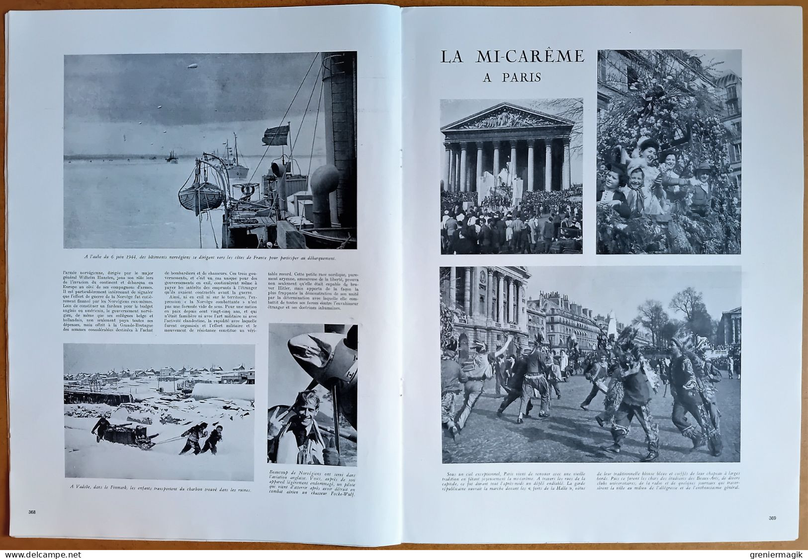 France Illustration N°27 06/04/1946 Jubilé de l'Aga Khan/Norvège/Vol à voile Marcelle Choisnet/Procès Nuremberg/Sarre