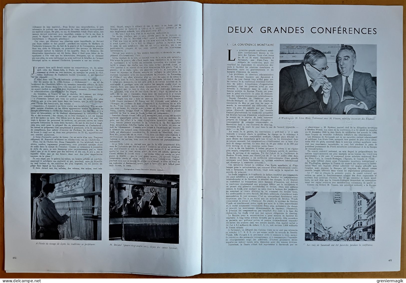 France Illustration N°29 20/04/1946 Lyon/Pourquoi...Allemagne Bombe Atomique (Rjukan)/Ile Du Diable/ONU/Blum Aux USA - General Issues