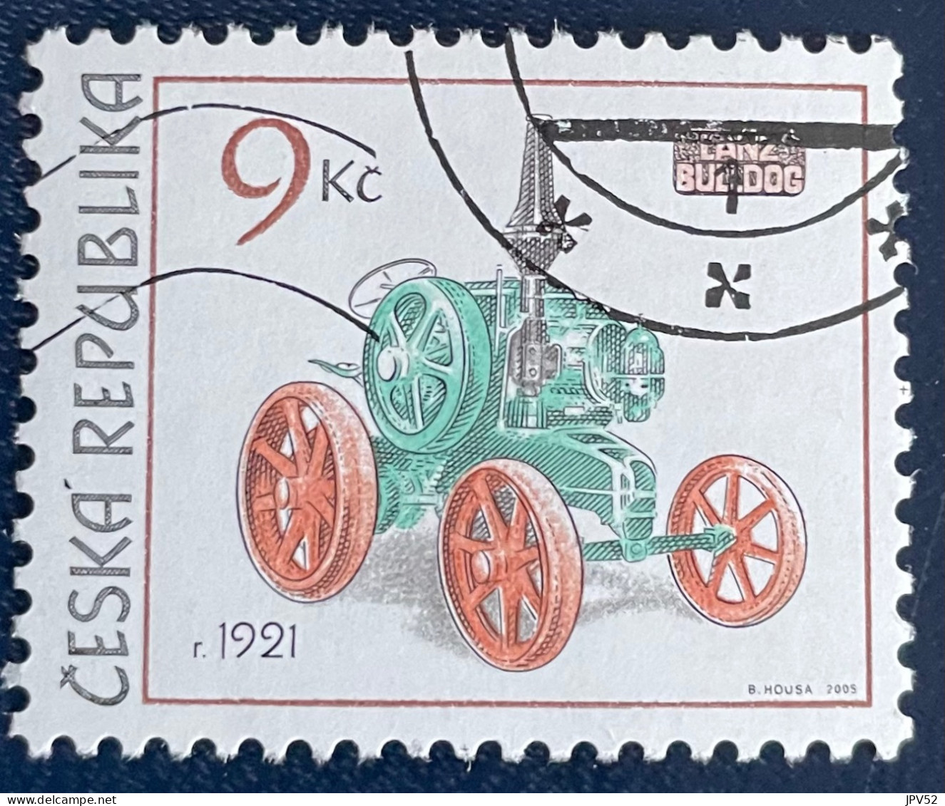 Ceska Republika - Tsjechië - C4/6 - 2005 - (°)used - Michel 447 - Oude Tractoren - Gebraucht