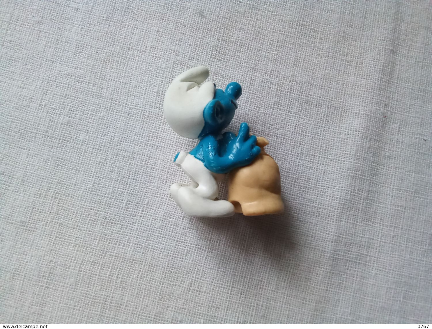 Ancienne Figurine Schtroumpf Paysan Agriculteurs  (bazarcollect28) - Smurfen