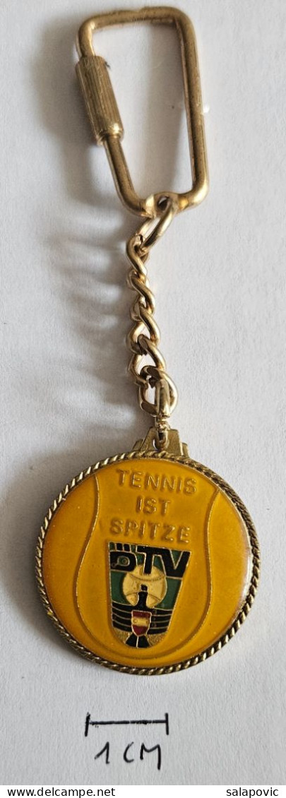 Österreichischer Tennisverband Austria Tennis Association Federation OTV Tennis Ist Spitze   Pendant Keyring PRIV-2/1 - Habillement, Souvenirs & Autres