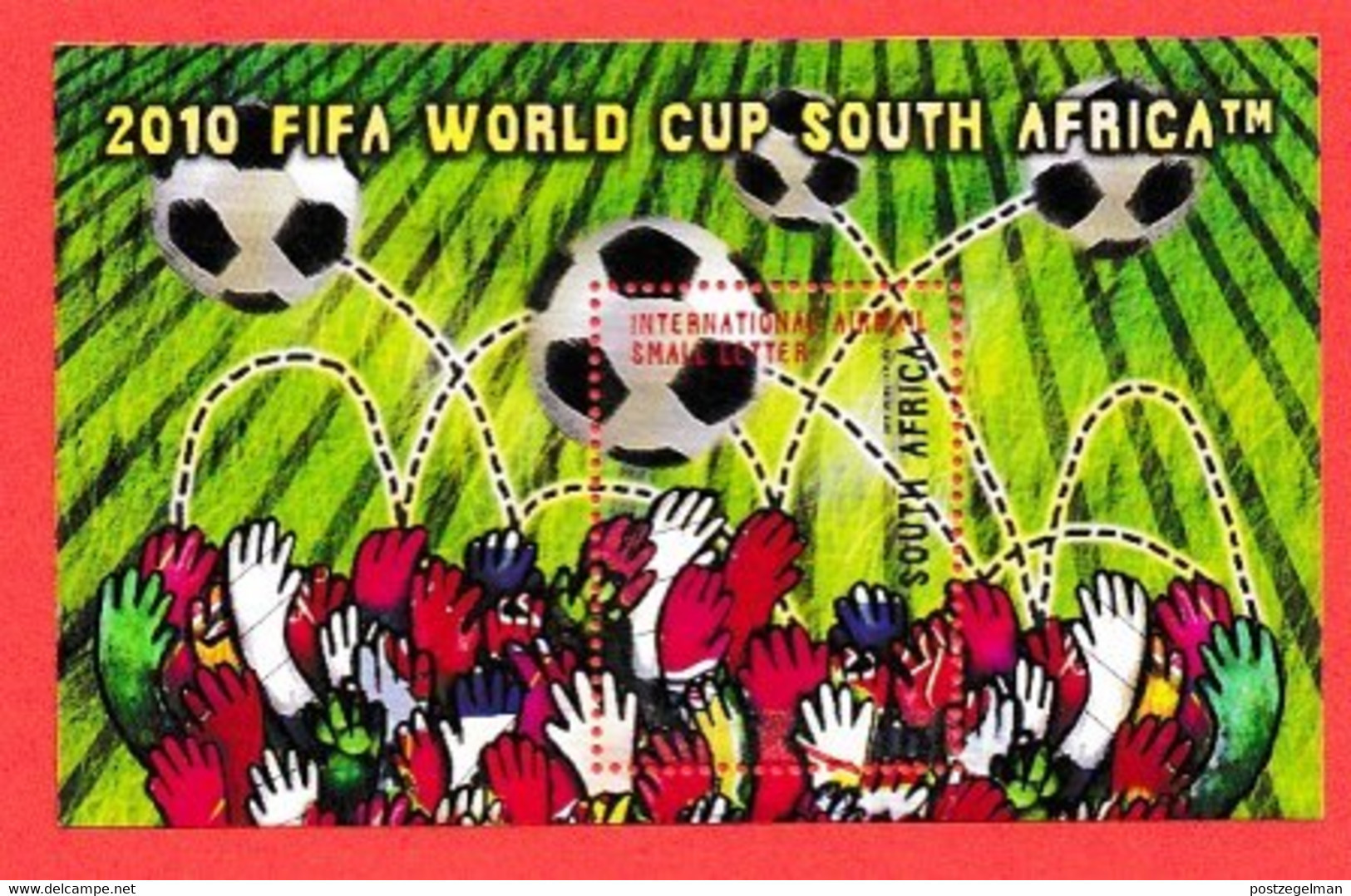 RSA, 2007, MNH Stamp(s) On MS , Fifa 2010 World Cup Soccer Michel Nr(s).  Block 072080, Scannr. F3761 - Neufs