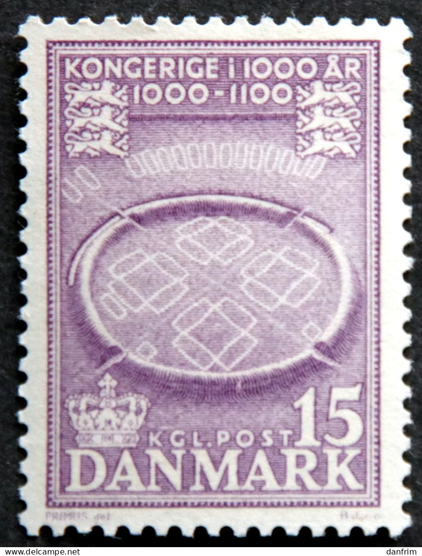 Denmark 1953  Kingdom Of Denmark 1000 Years.    MiNr.343 MNH (**) ( Lot H 2748 ) - Nuovi