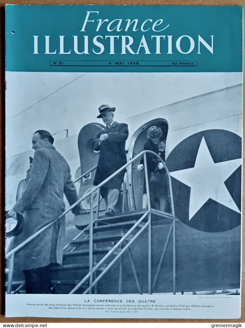 France Illustration N°31 04/05/1946 Les Constitutions Françaises/Paris Ilot 16/Conférence Des Quatre/Nouvelle-Zélande - General Issues