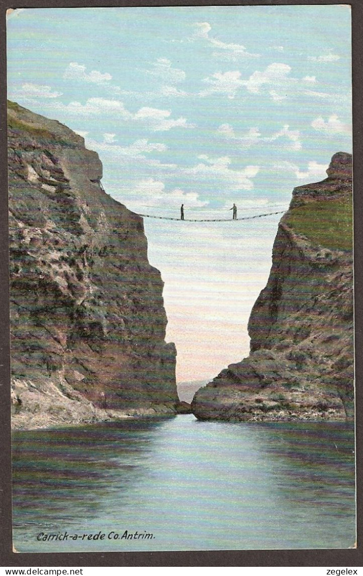 Carrick-a-rede Co. Antrim - On The Rope Bridge ... Northern Ireland - Antrim