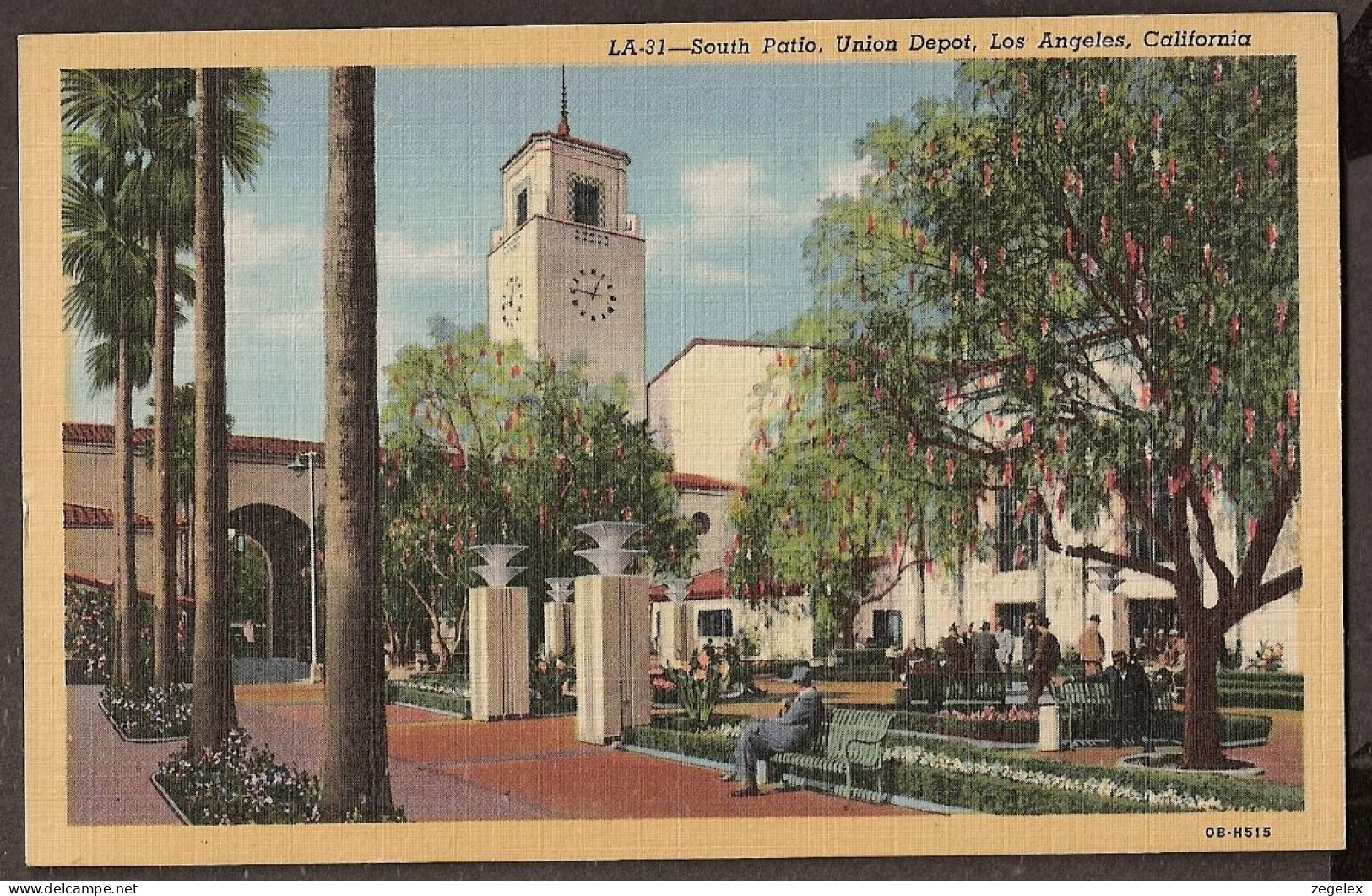 California - Los Angeles - Union Depot - South Patio  - Los Angeles