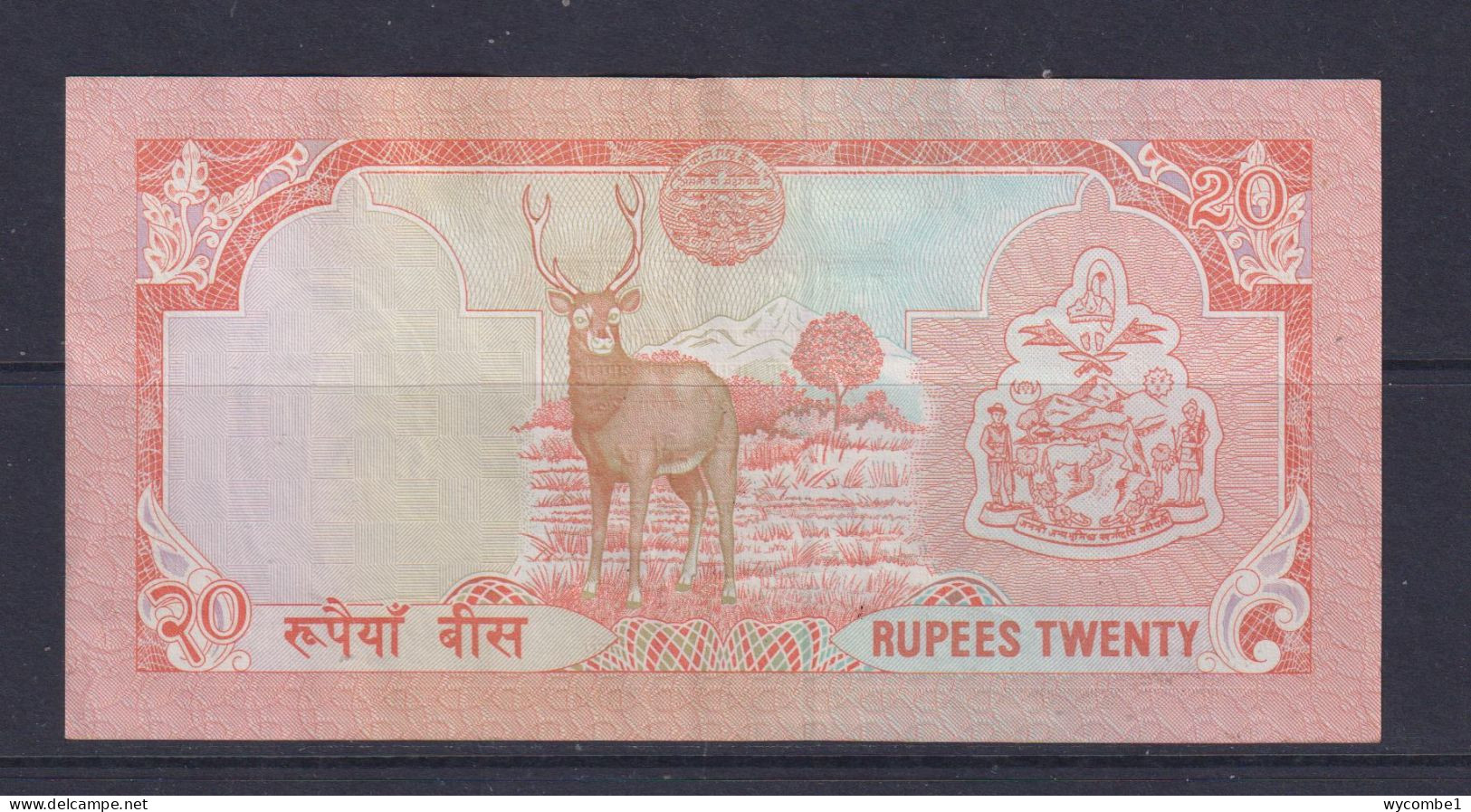 NEPAL - 1995-2000 20 Rupees AUNC/XF Banknote - Nepal