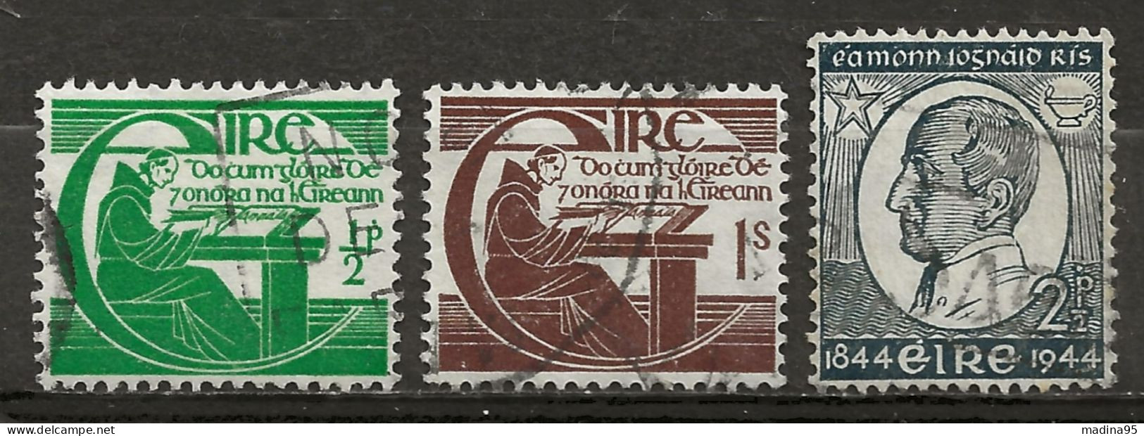 IRLANDE: Obl., N° YT 99 à 101, TB - Used Stamps