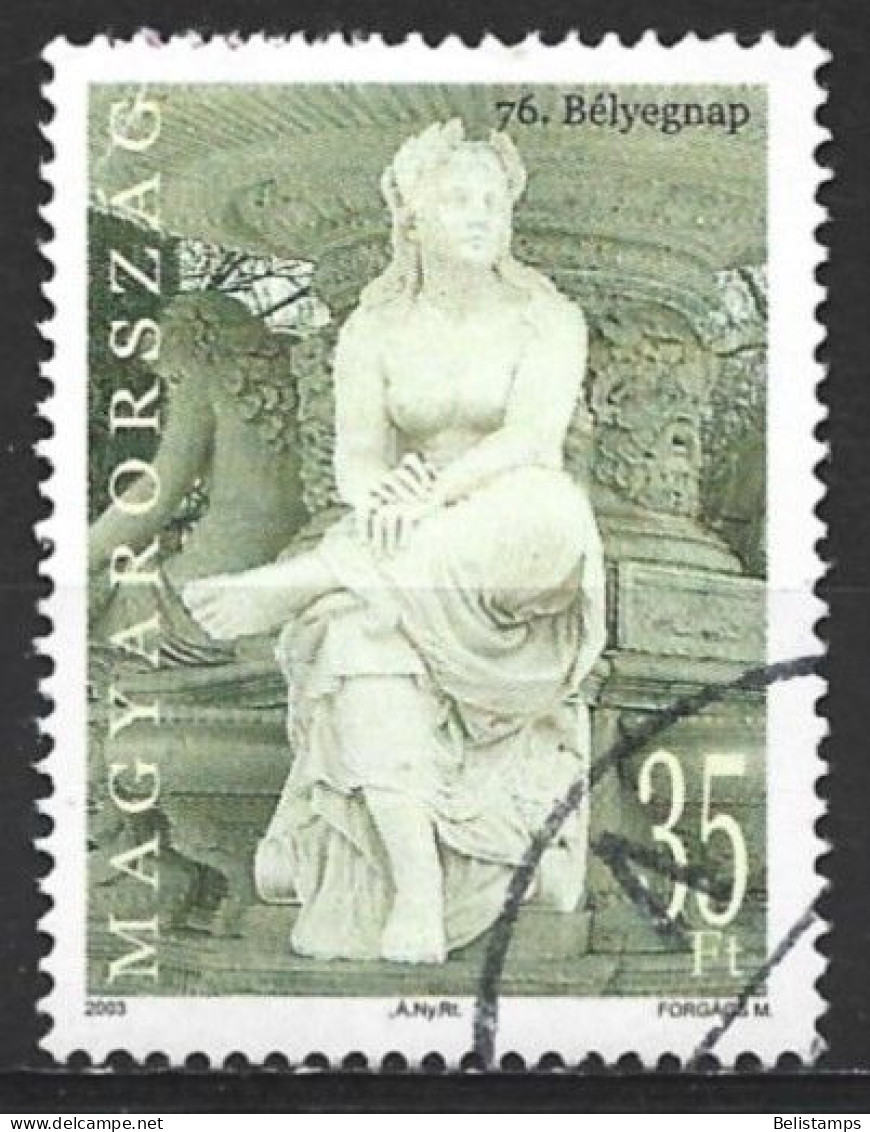 Hungary 2003. Scott #3842 (U) Statue Of Woman With Legs Crossed - Gebraucht
