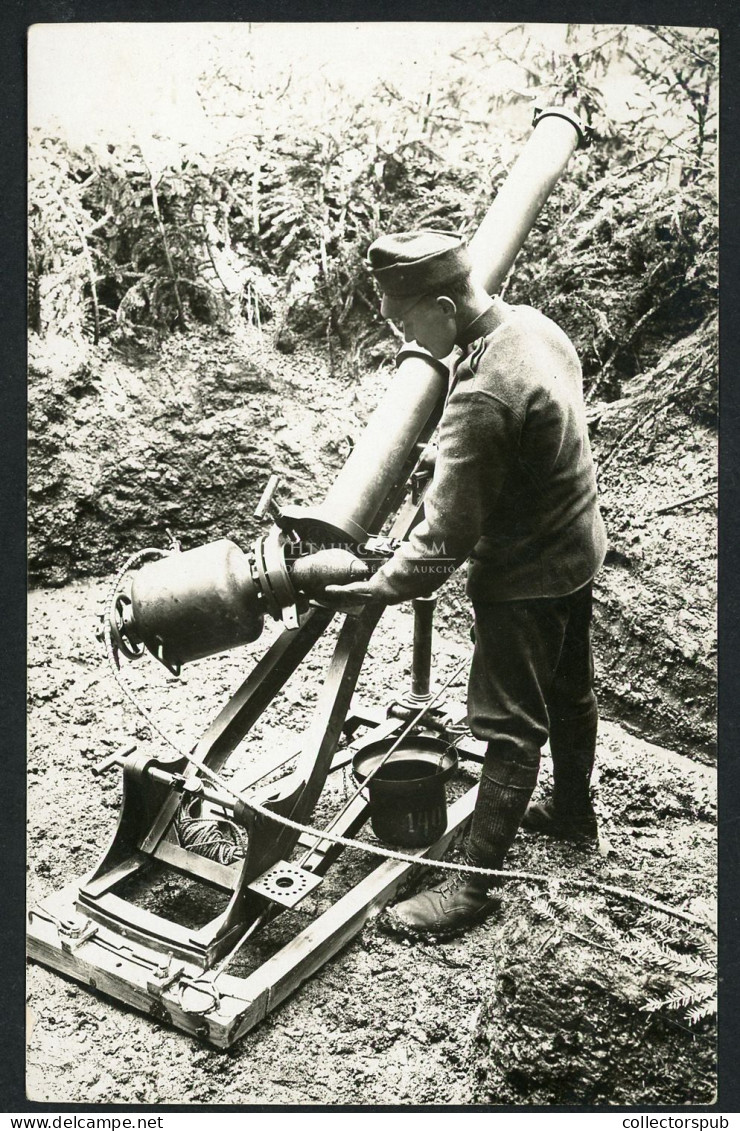 I. VH Galícia, Löveg Betöltése,  érdekes Fotós Képeslap - War 1914-18