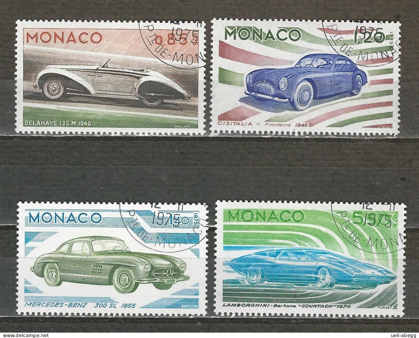 Monaco Mi 1191-94, 1196-1201 O Used - Gebraucht