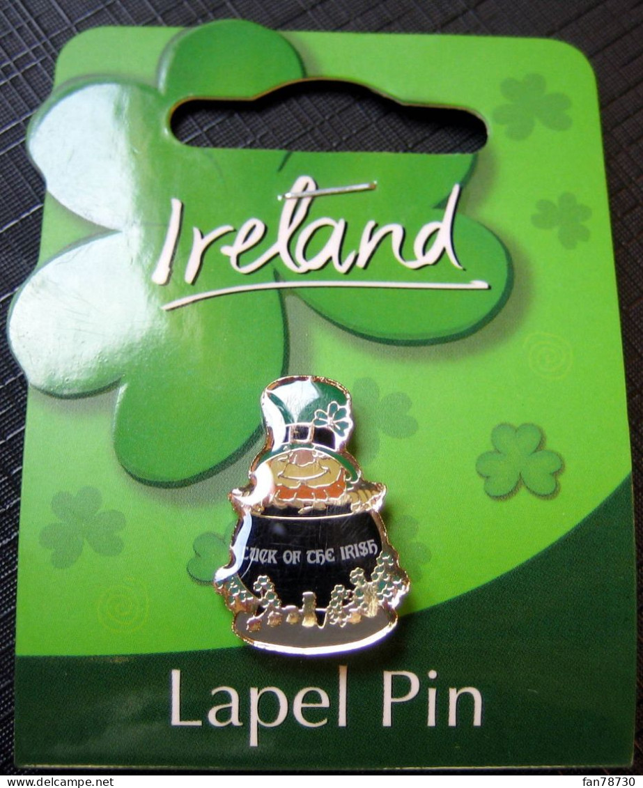 Pin's  Irlande X 3 - Luke Of The Irish Et 2 Personnages (2 Photos) - - Bière
