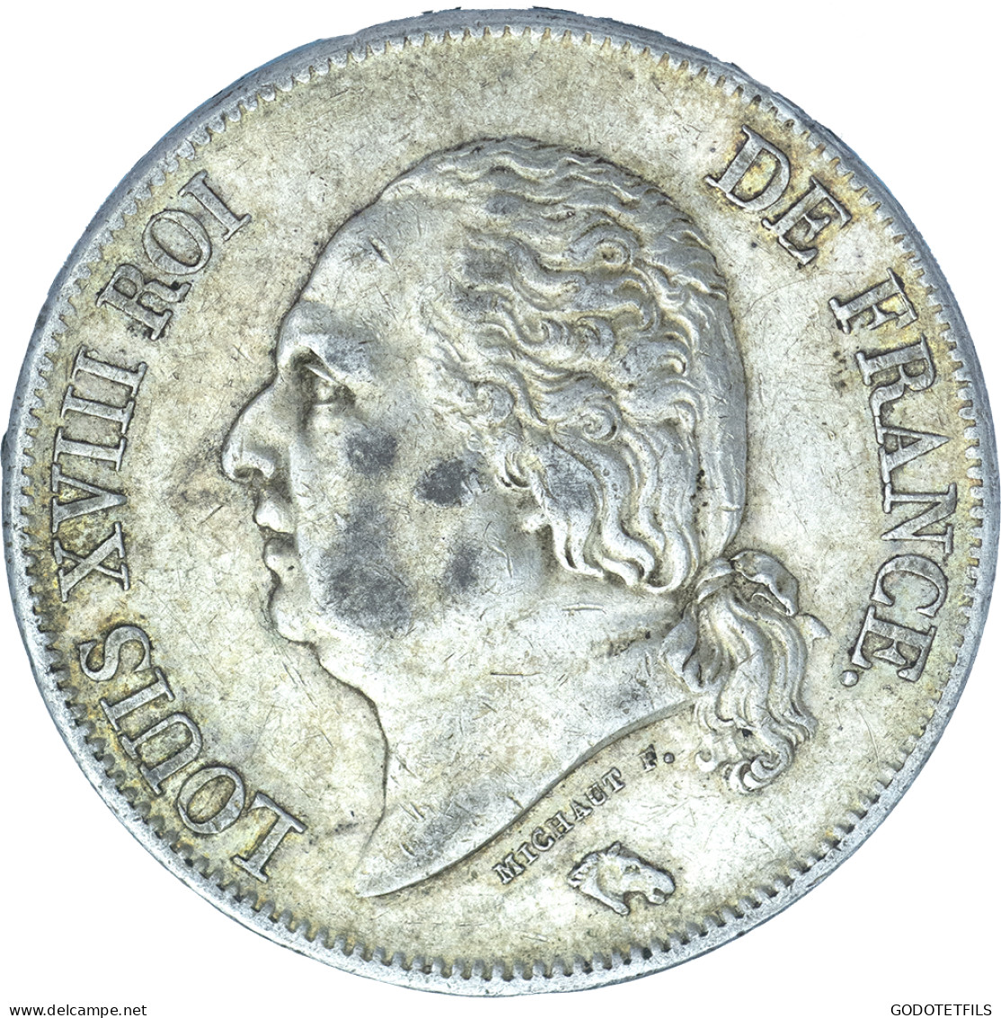 Louis XVIII-5 Francs 1823 Paris - 5 Francs