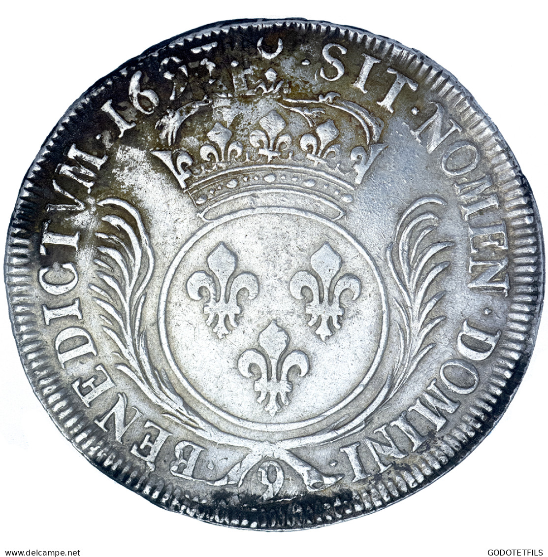 Louis XIV-Écu Réformé Aux Palmes 1693 Rennes - 1643-1715 Louis XIV Le Grand