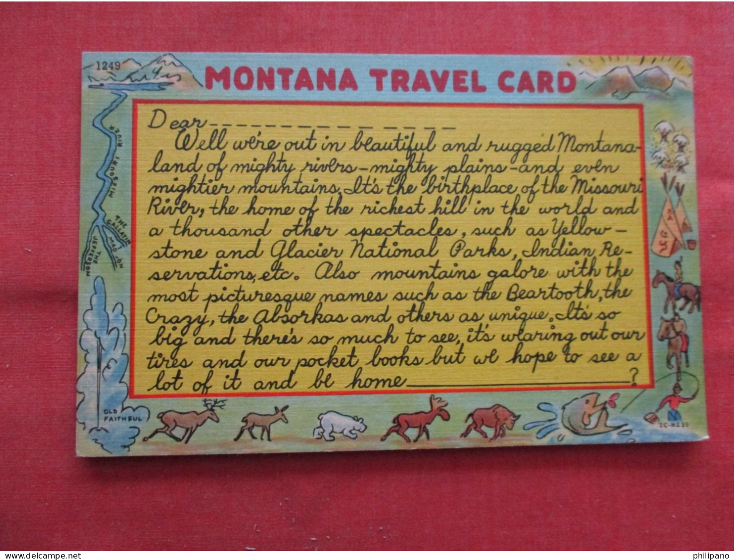 - Montana  Travel Card.           Ref 6306 - Andere & Zonder Classificatie