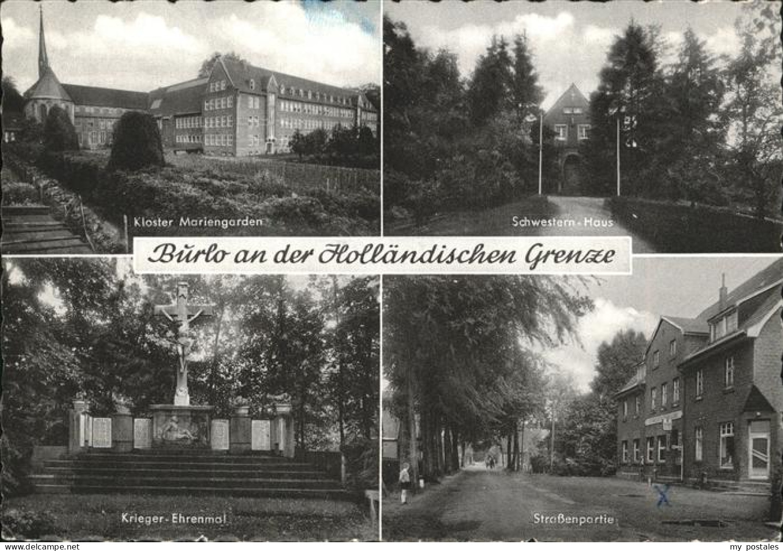 41552196 Burlo Schwestern-Haus Krieger-Ehrenmal Kloster Mariengarten Borken - Borken