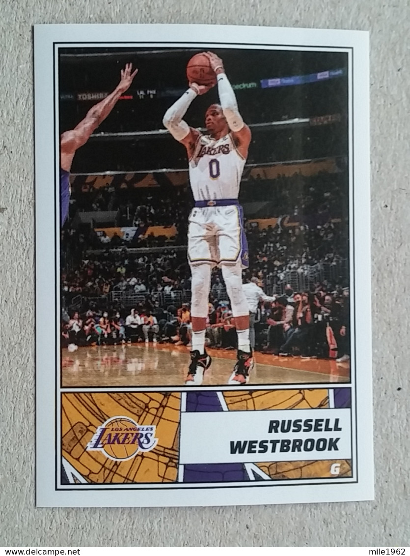 ST 52 - NBA Basketball 2022-23, Sticker, Autocollant, PANINI, No 364 Russell Westbrook Los Angeles Lakers - 2000-Hoy