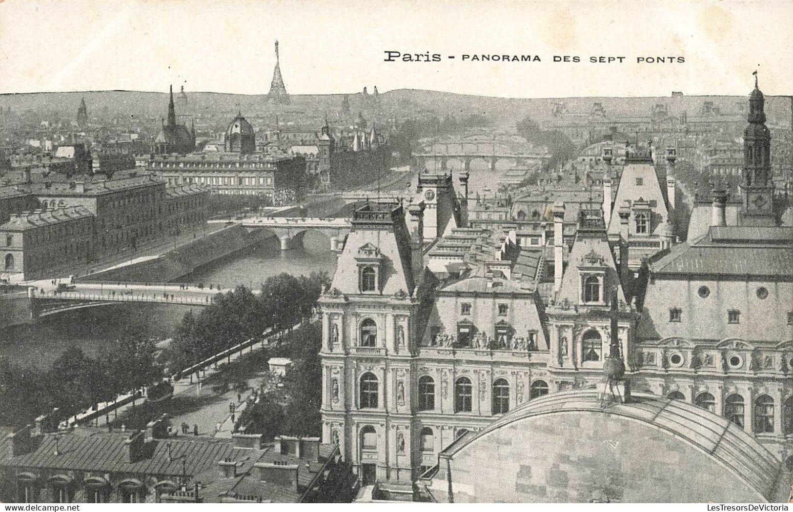 FRANCE - Paris - Panorama Des Sept Ponts - Carte Postale Ancienne - Mehransichten, Panoramakarten