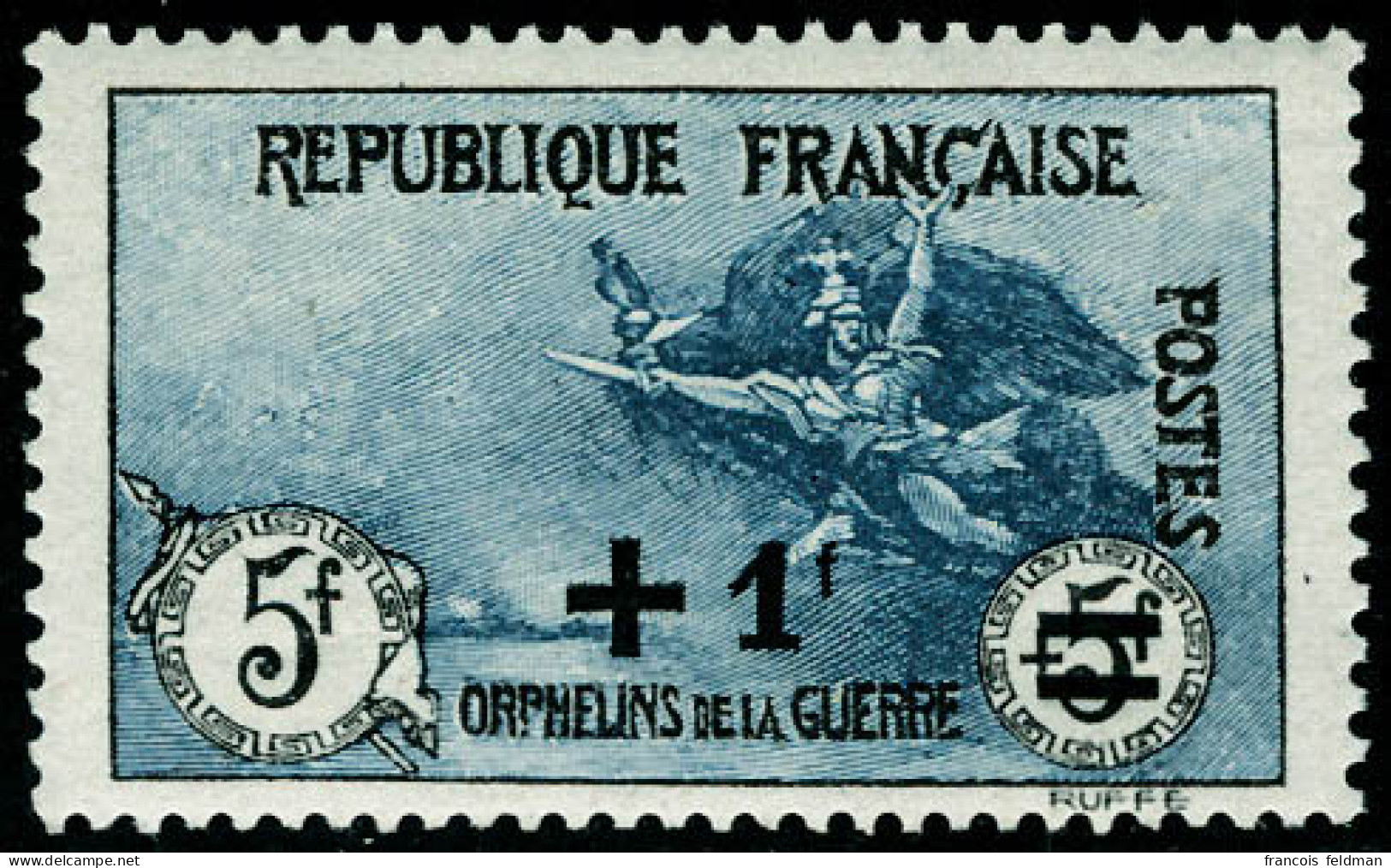 Neuf Sans Charnière N° 162/168 + N° 169a, Noir Et Bleu, La 2ème Série Orphelins, La Plupart Très Bien Centrés, T.B. - Other & Unclassified