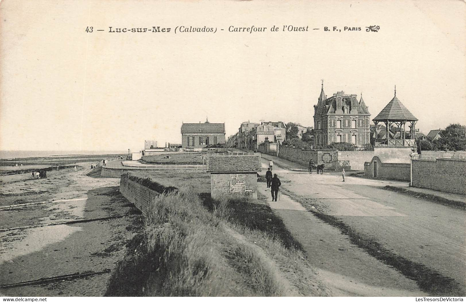 FRANCE - Luc Sur Mer - Carrefour De L'Ouest - Carte Postale Ancienne - Luc Sur Mer
