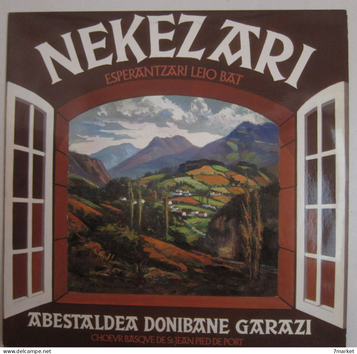 LP/  Nekez Ari - Esperantzari Leio Bat / Choeur Basque De St. Jean De Pied De Port - World Music