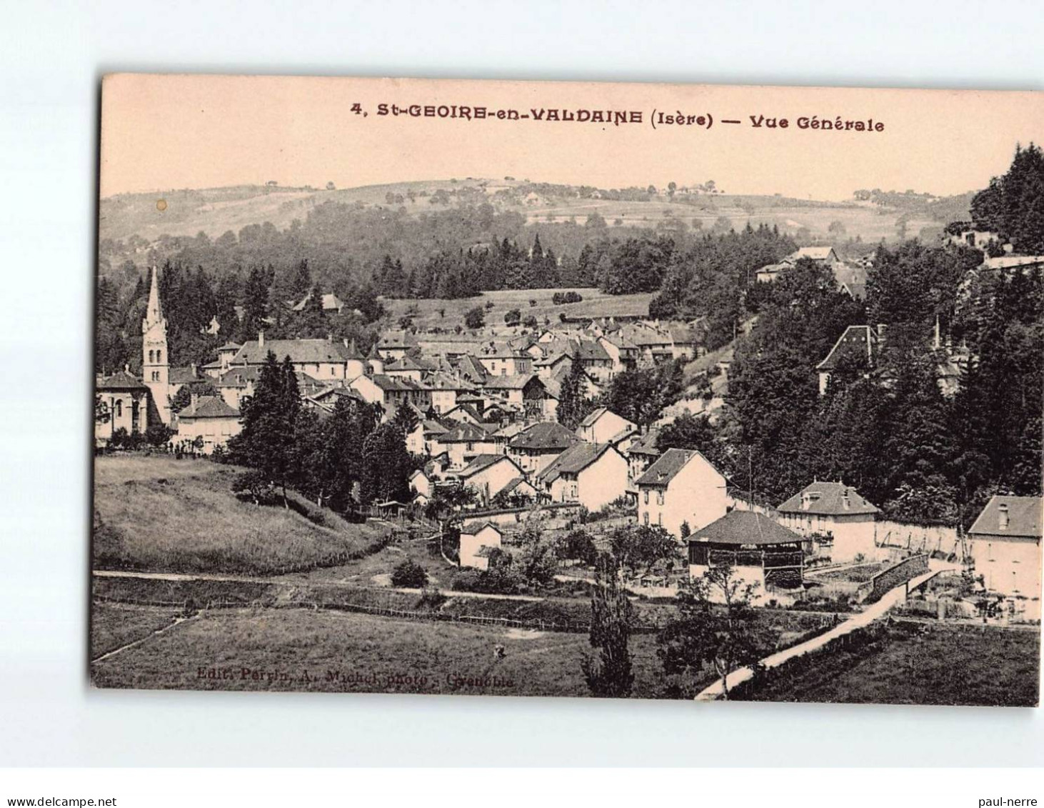 ST GEOIRE EN VALDAINE : Vue Générale - Très Bon état - Saint-Geoire-en-Valdaine