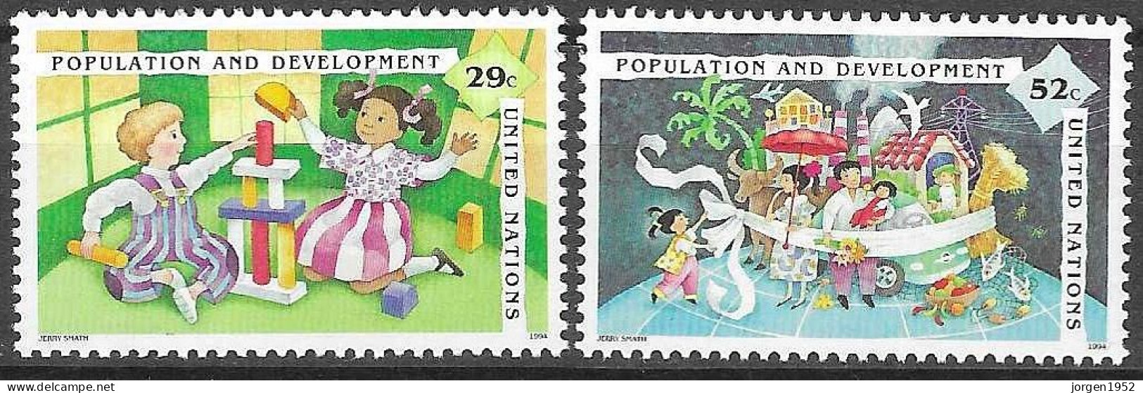 UNITED NATIONS # NEW YORK FROM 1994 STAMPWORLD 675-76** - Neufs