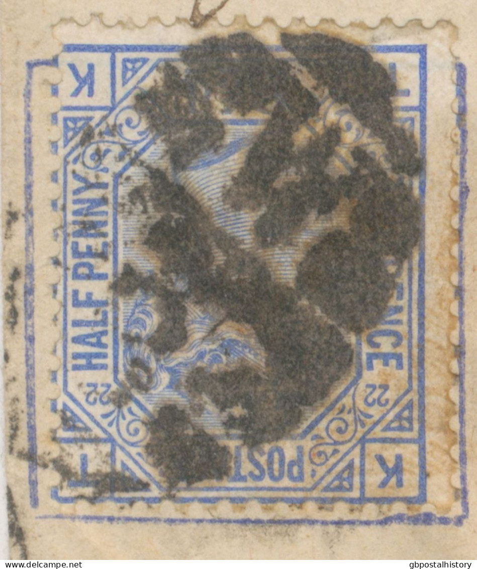 GB 1883, QV 2d Blue Very Fine Registered Letter (RP13) Together With 2½d Blue Pl.22 (TK) With Railway-cancel "PARIS A CA - Briefe U. Dokumente