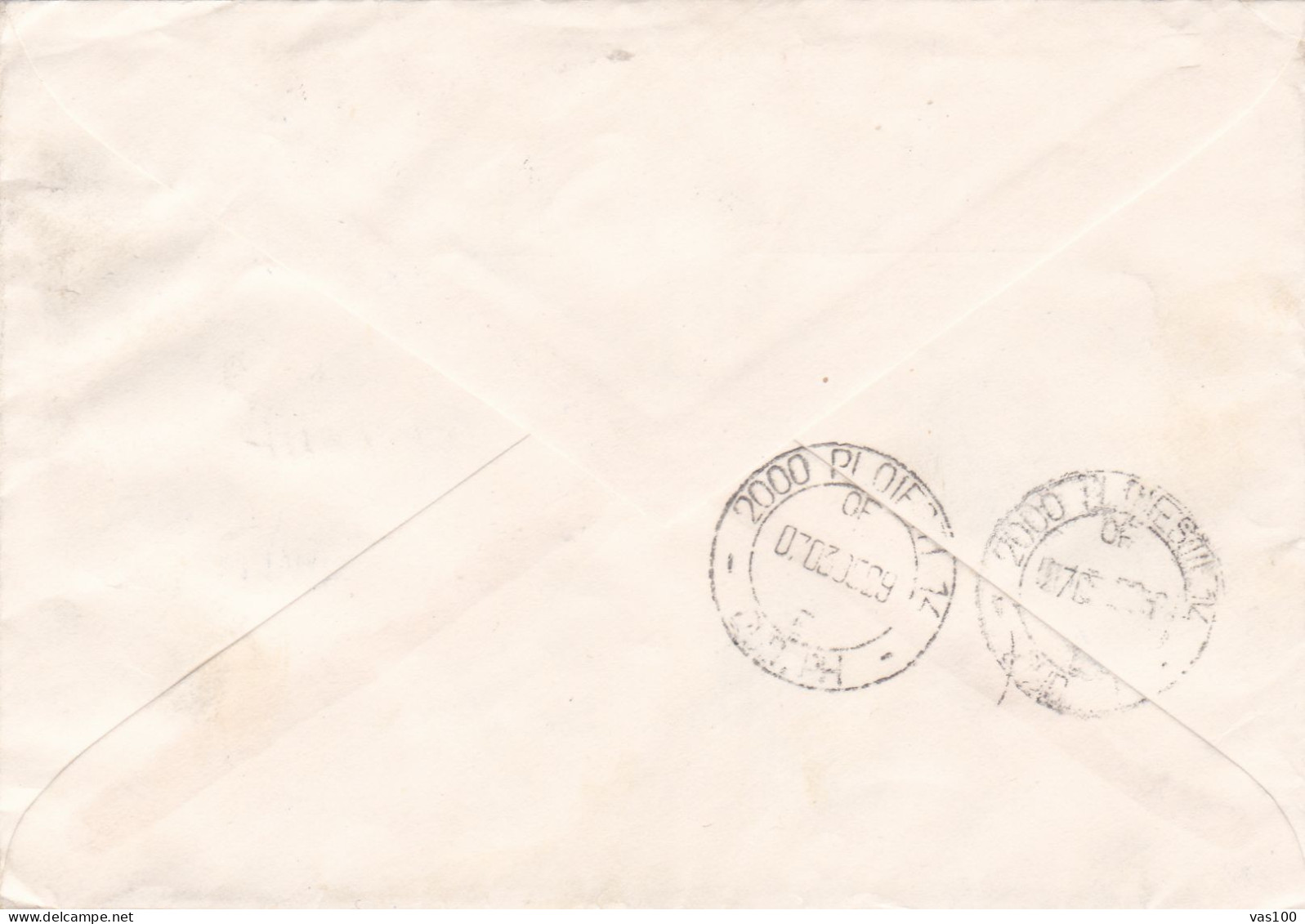 COVERS NICE FRANKING , 1992  ROMANIA - Cartas & Documentos