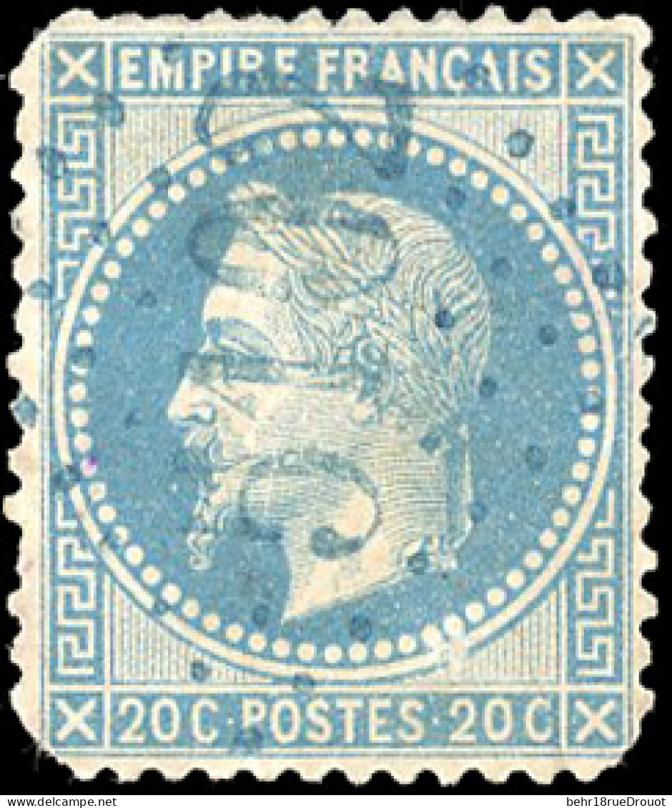 Obl. 29 -- TULSCHA. 20c. Lauré (déf.), Obl. GC Bleu 5102. SUP. R. - 1849-1876: Klassik