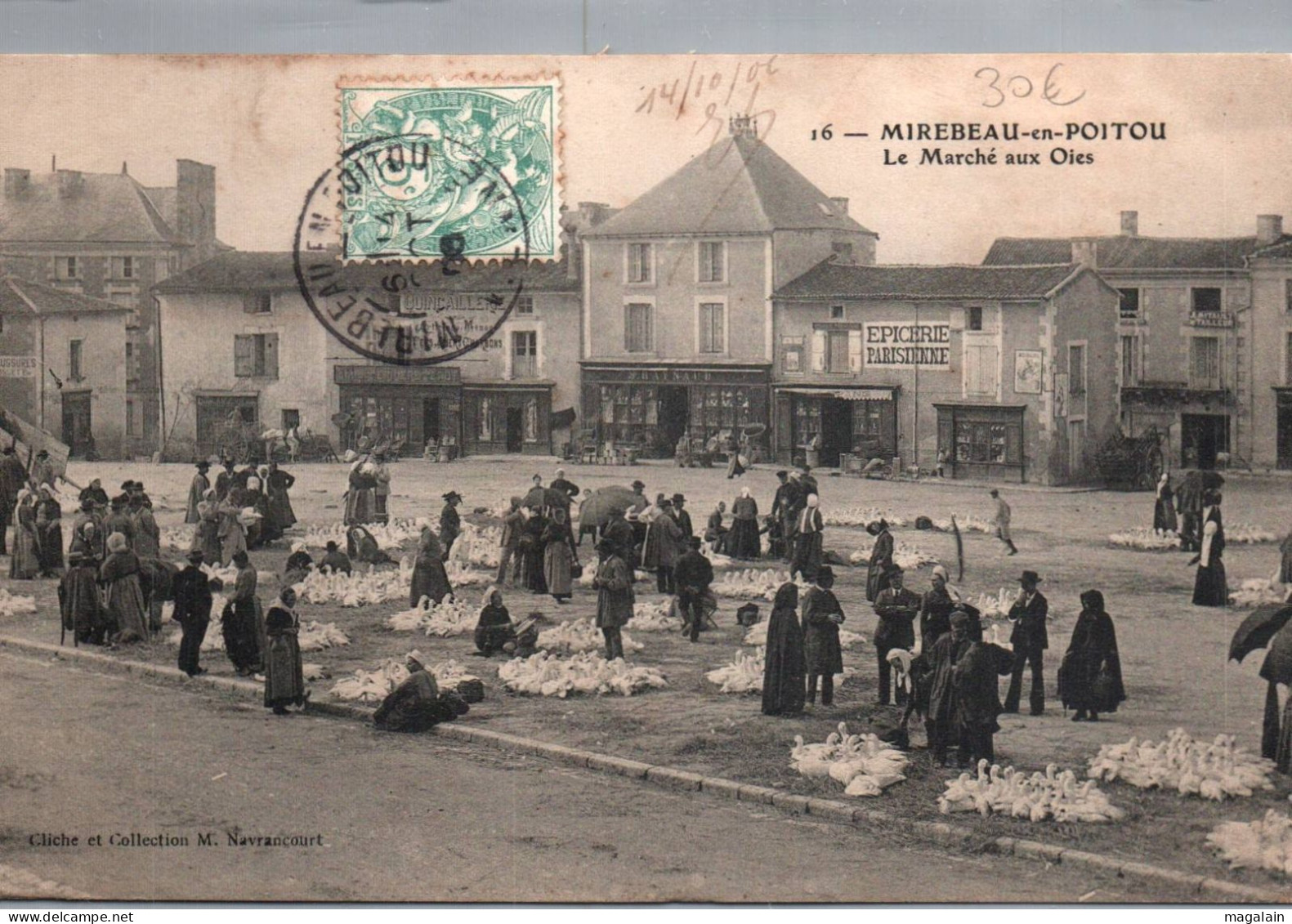 Mirebeau Du Poitou : Le Marché Aux Oies - Mirebeau