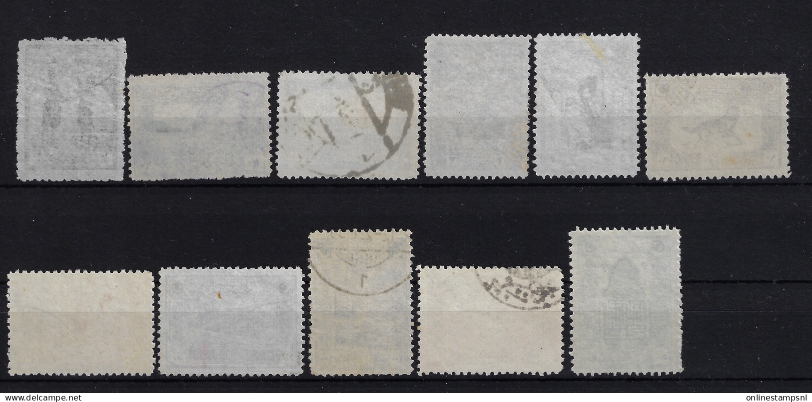 Turkey: Mi 767 - 778  Isf  1079 - 1090 1922 Oblitéré/cancelled/used 1x 50 Piasters - Gebruikt