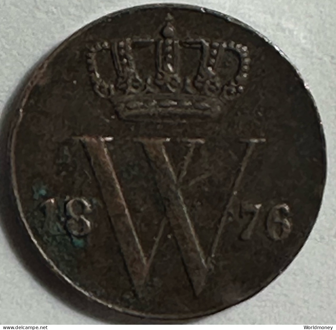 Netherlands ½ Cent 1876 - 1849-1890 : Willem III