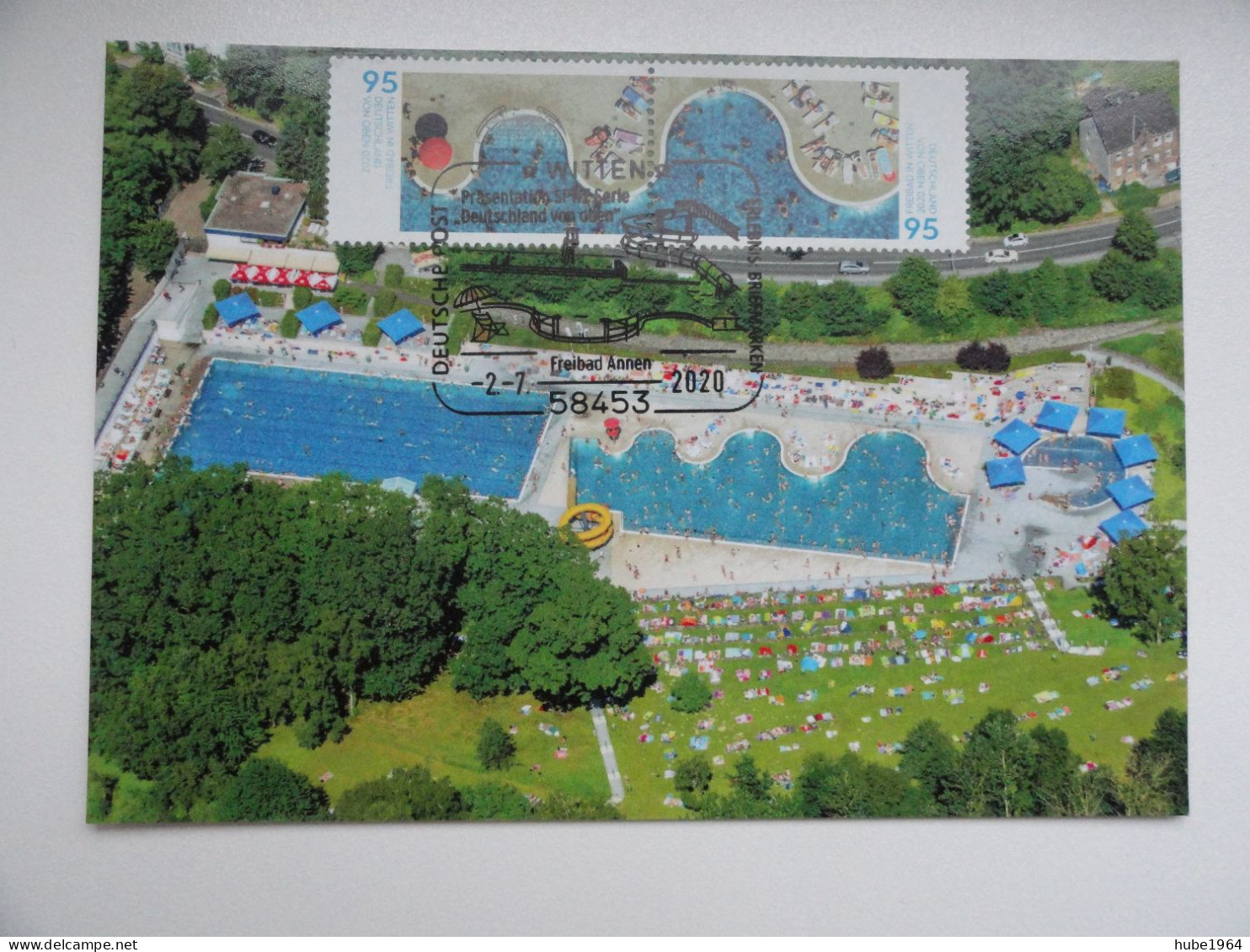 CARTE MAXIMUM CARD MAXIMUMKARTE FREIBAD ANNEN OSI WITTEN ALLEMAGNE - 2001-…