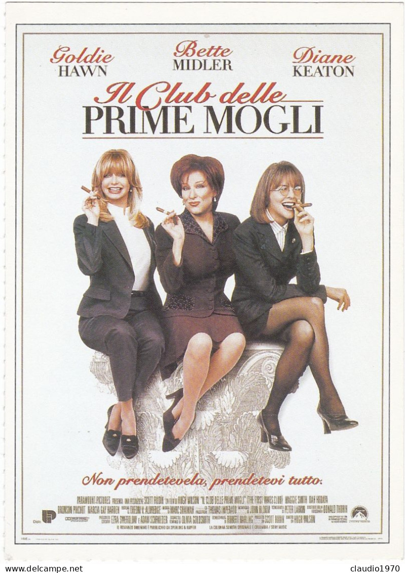 CINEMA - IL CLUB DELLE PRIME MOGLI- 1996 - PICCOLA LOCANDINA CM. 14X10