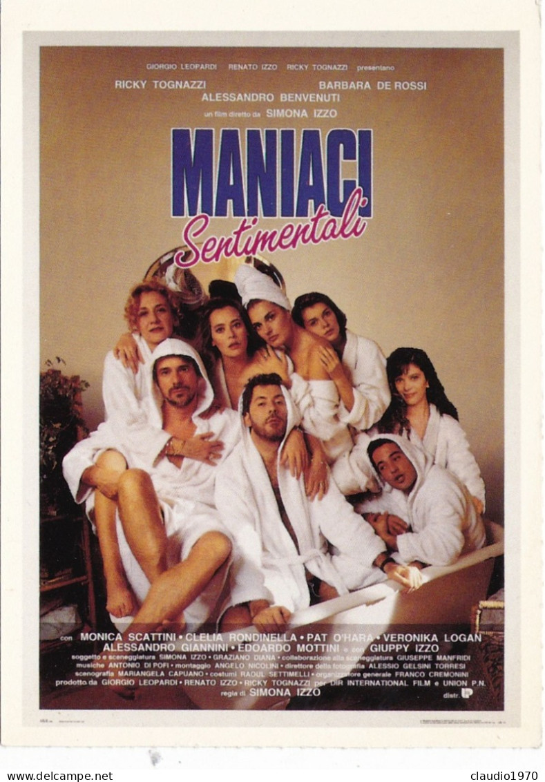 CINEMA - MANIACI SENTIMENTALI - 1994 - PICCOLA LOCANDINA CM. 14X10 - Pubblicitari