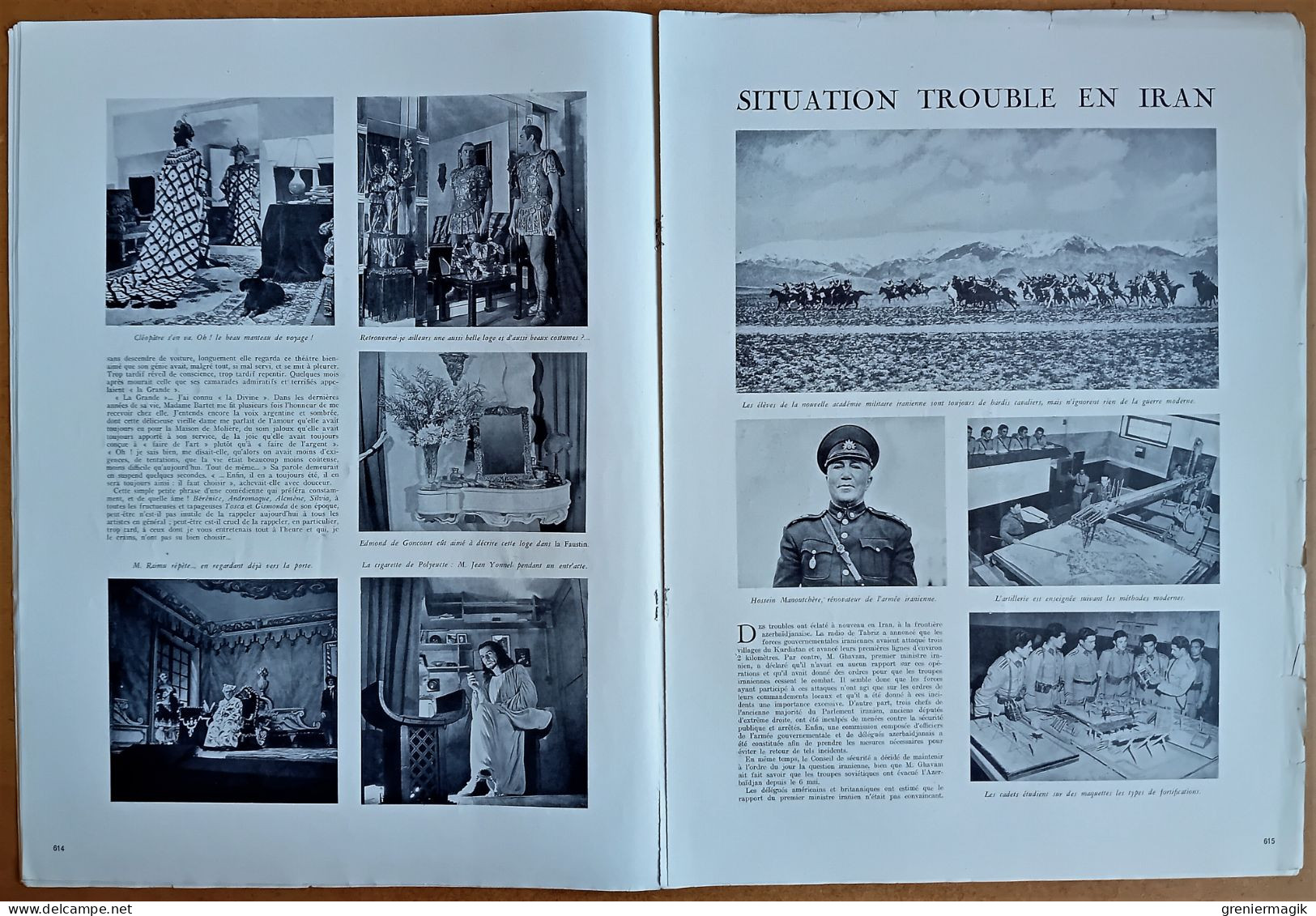 France Illustration N°35 01/06/1946 Sarre/Comédie-Française/Iran/Java/Croix Rouge/Conférence des Quatre/Ramuz