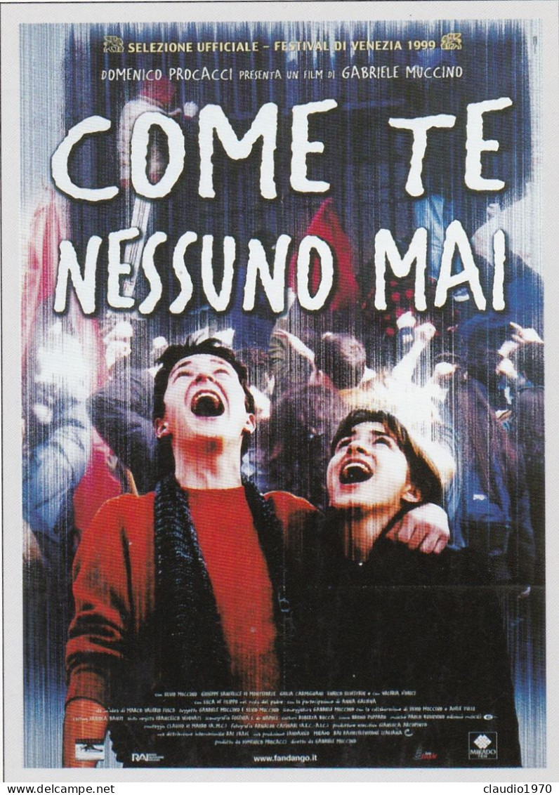 CINEMA - COME TE NESSUNO MAI - 1999 - PICCOLA LOCANDINA CM. 14X10 - Pubblicitari