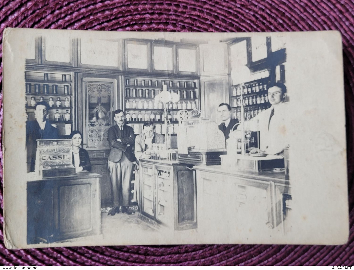 Carte Photo Rare , Parfumerie L.T PIVER , Usine D'aubervilliers ,  Piver Paris Bd De Strasbourg - Aubervilliers