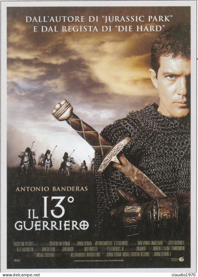 CINEMA - IL 13° GUERRIERO - 1999 - PICCOLA LOCANDINA CM. 14X10 - Pubblicitari