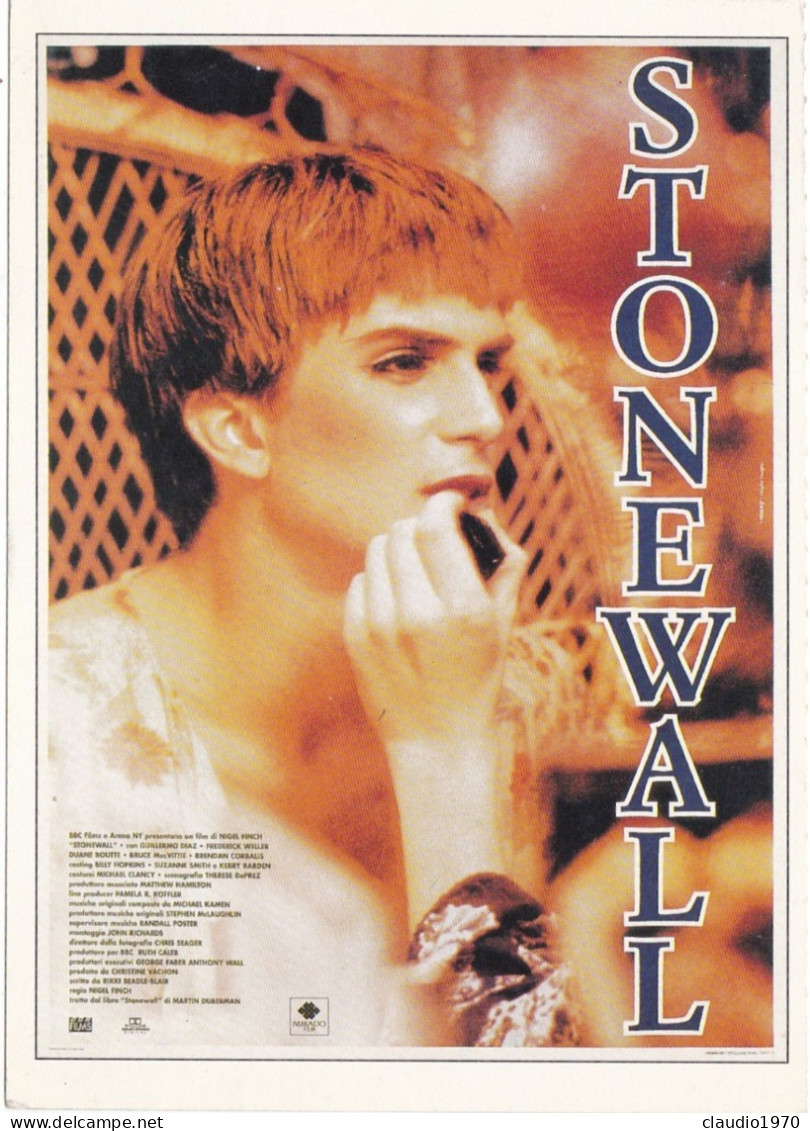 CINEMA - STONEWALL - 1995 - PICCOLA LOCANDINA CM. 14X10 - Pubblicitari