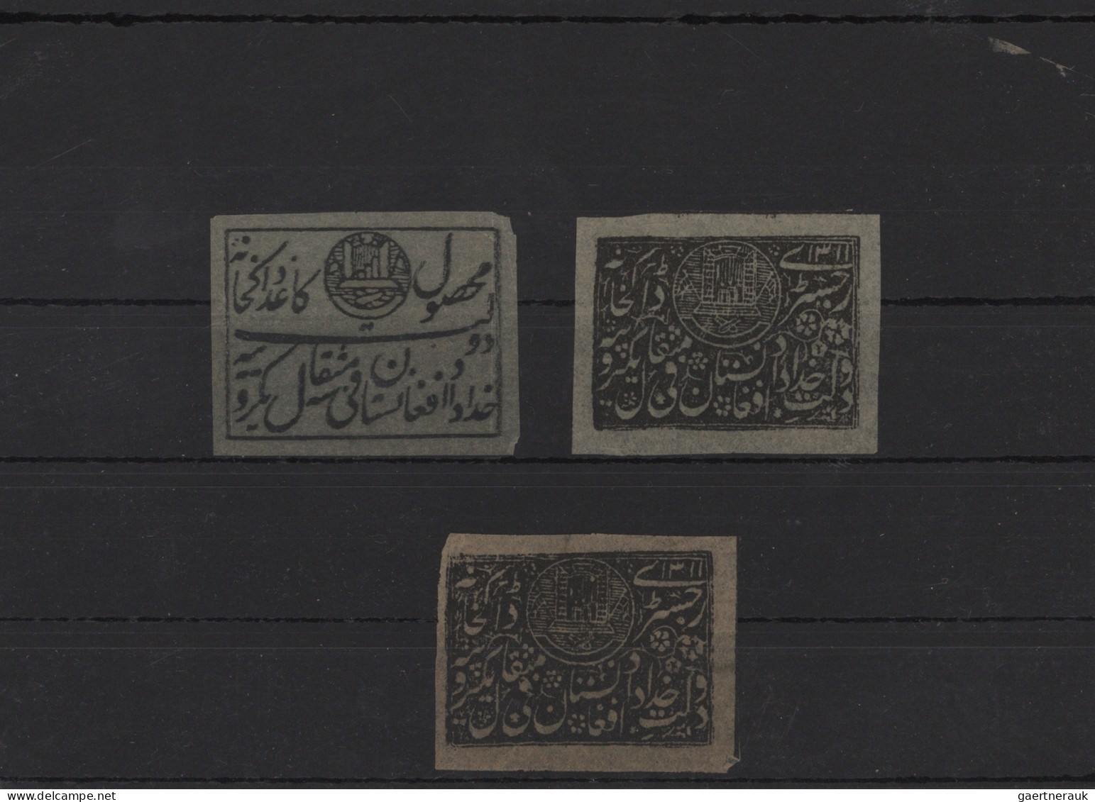 Afghanistan: 1871/1899: Collection of more than 160 stamps and three covers, fro