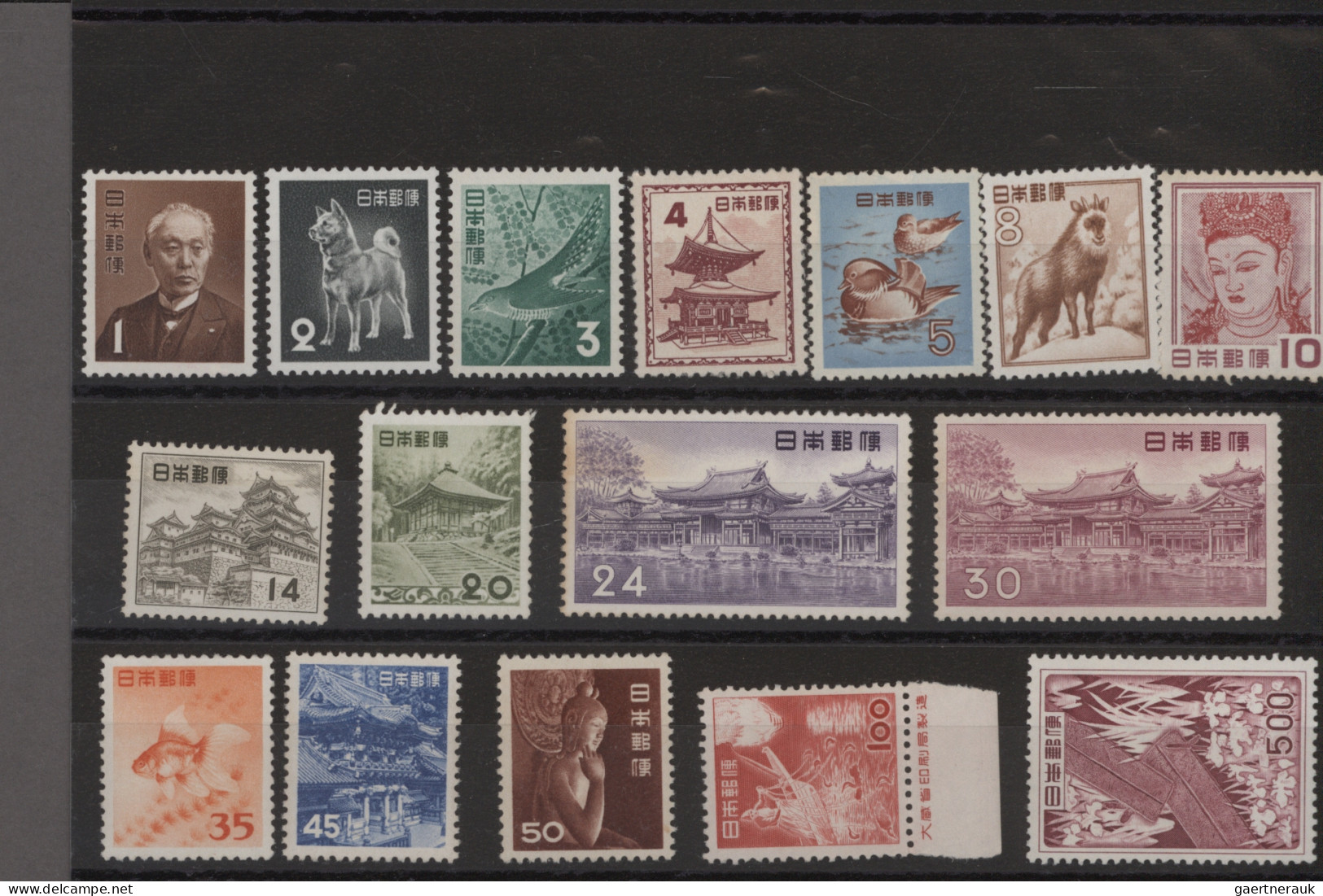 Japan: 1899/2015 (approx.), dealer stock of definitive issues in more than 110 p