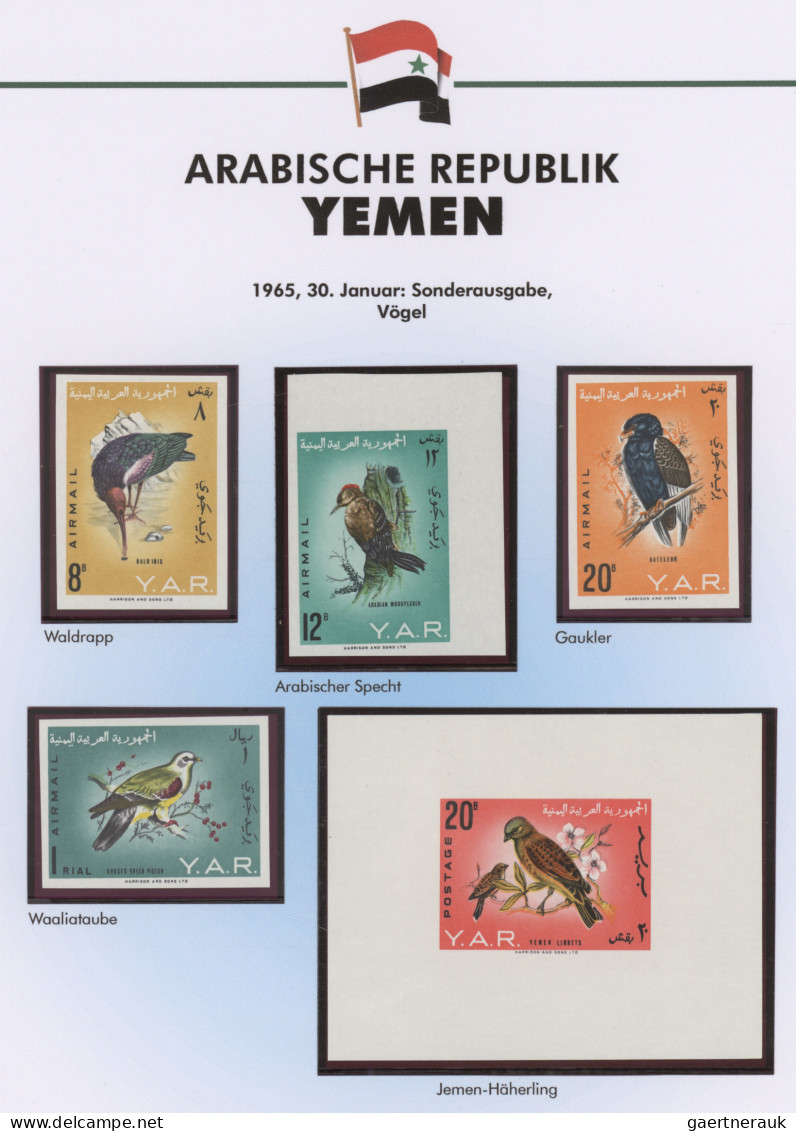 Yemen: 1962/1987, Comprehensive And Decorative Collection Of Mint Stamps, Souven - Jemen