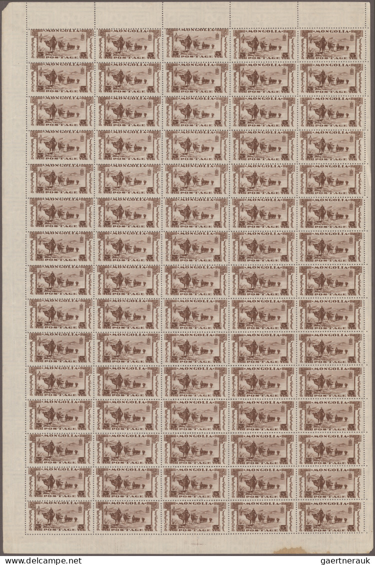 Mongolia: 1932/2001, Collection Of Full Seets MNH Or Partially Mounted Mint, Inc - Mongolia