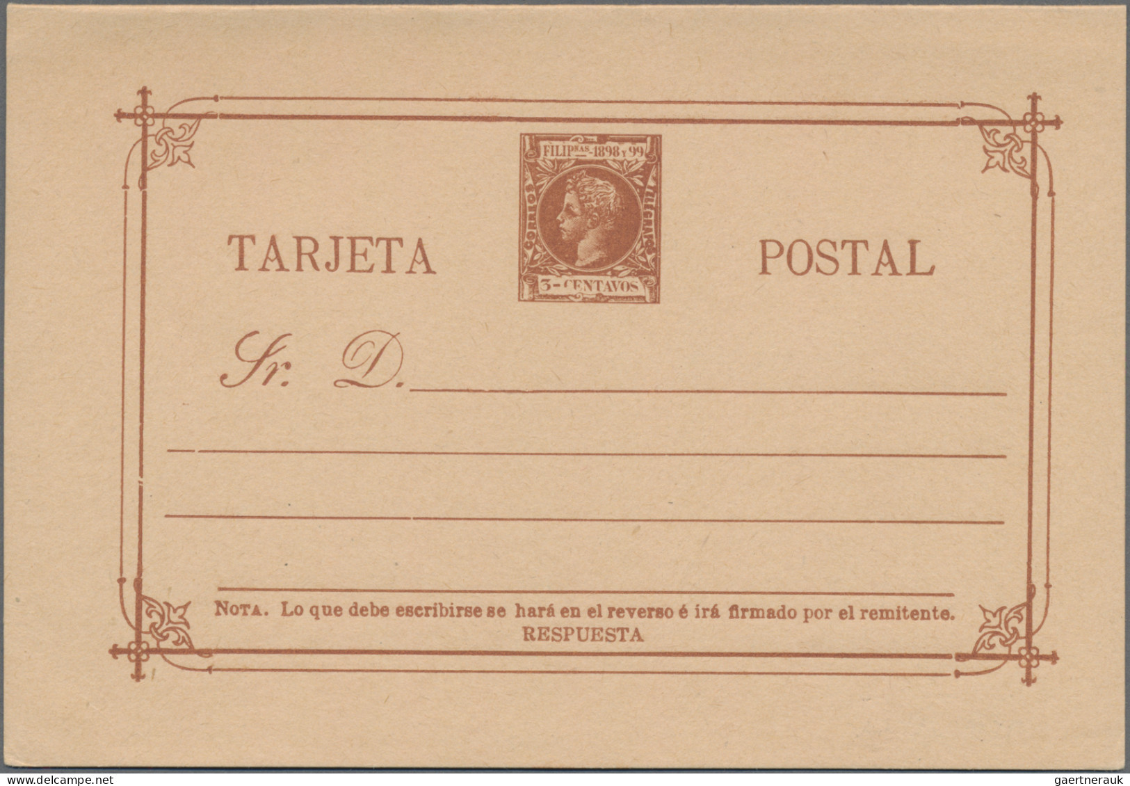 Philippines - Postal Stationery: 1879/1892-99 Collection Of 87 Postal Stationery - Philippines