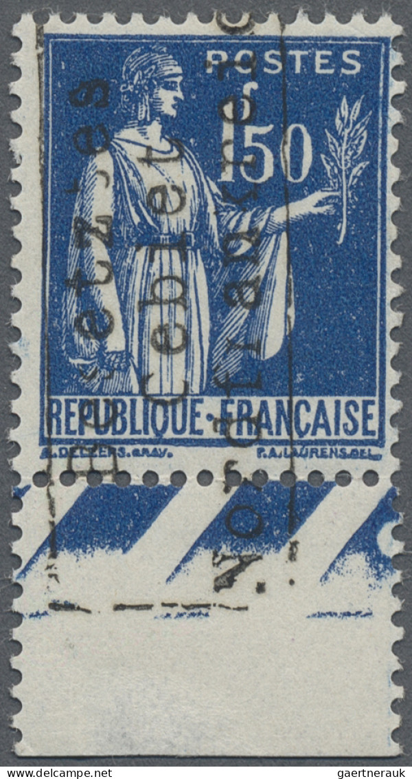 Dt. Besetzung II WK - Frankreich - Dünkirchen: 1940, Freimarkenausgabe "Friedens - Bezetting 1938-45