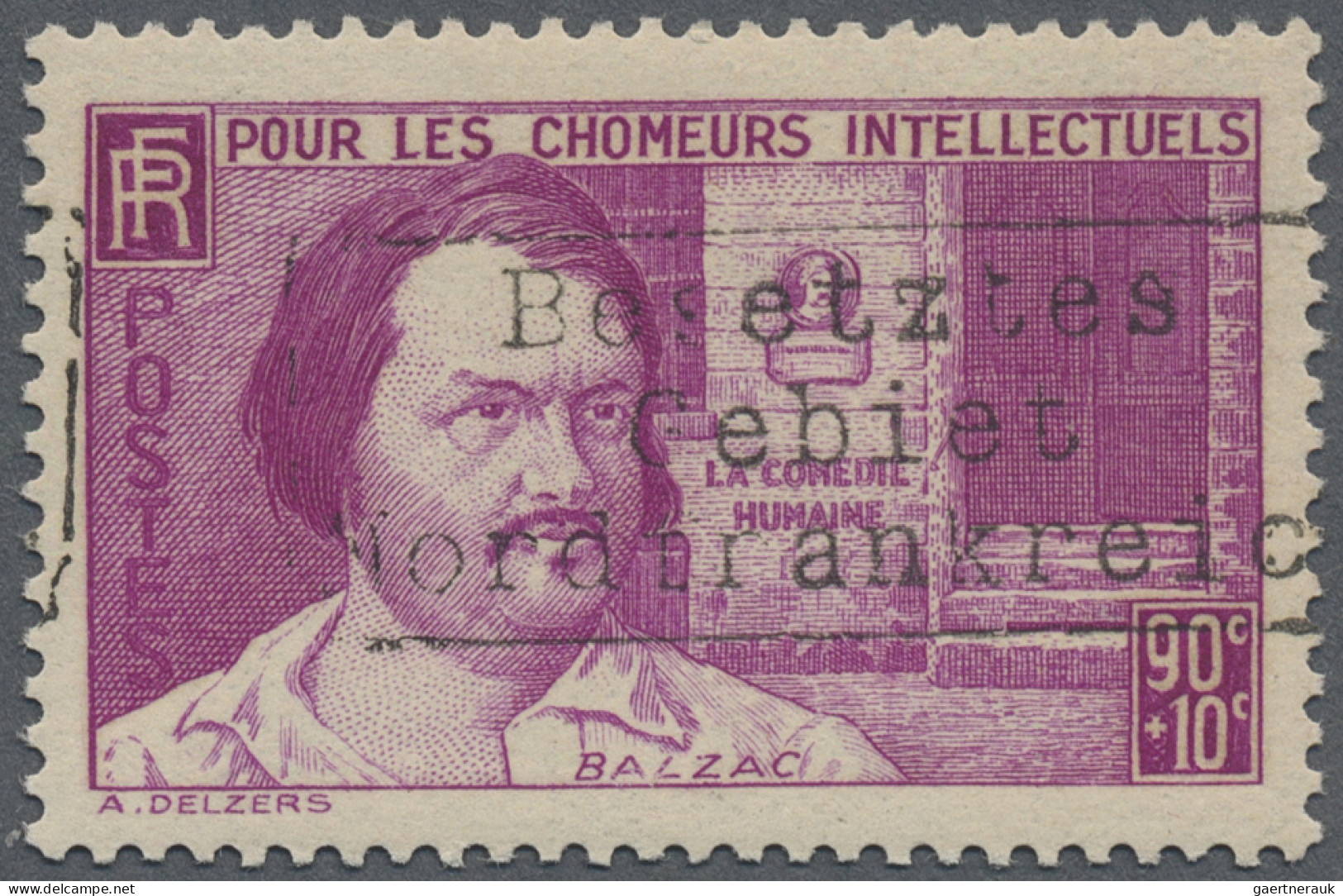 Dt. Besetzung II WK - Frankreich - Dünkirchen: 1940, Wohltätigkeitsausgabe "Hono - Ocupación 1938 – 45