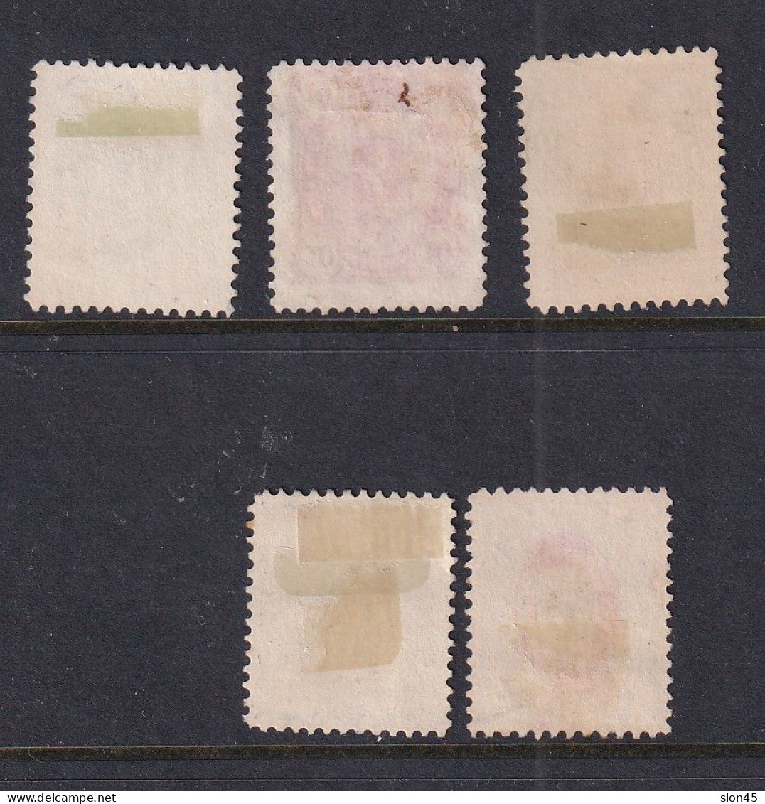 Finland Suomi 1885 5p-1m Sc 31-35 CV $41 Used 15871 - Used Stamps